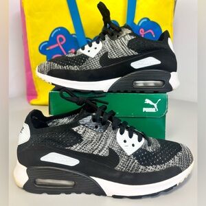 RARE - Nike Air Max 90 Wmns Ultra 2.0 Flyknit 'Oreo' - Size 7.5 Women's